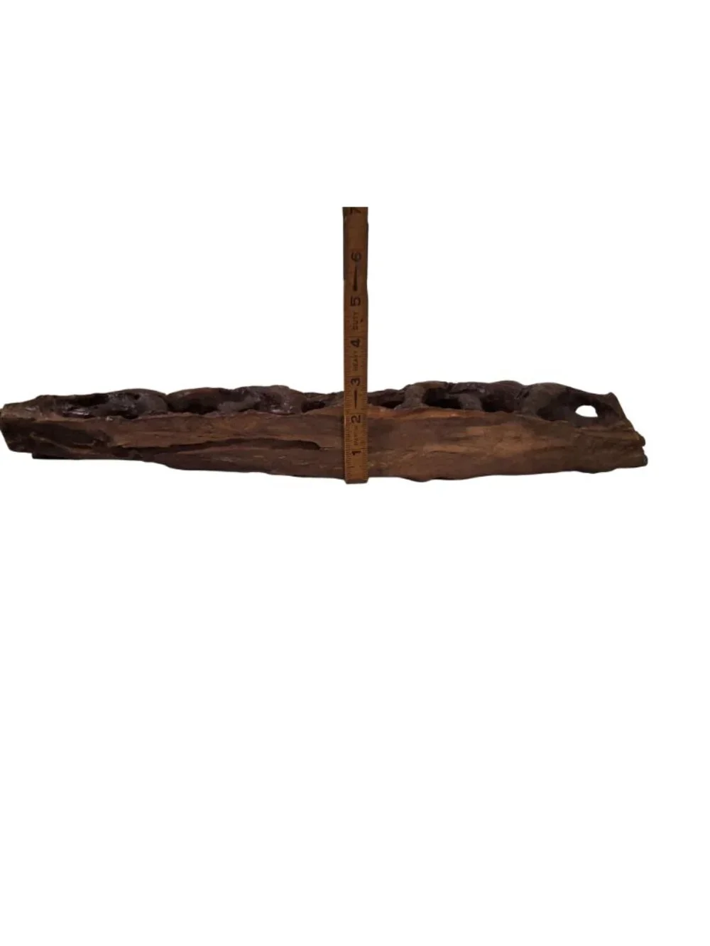 Hand Carved Wooden Elephant Stand Alone Or Wall Art